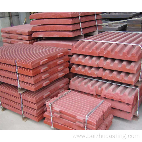 Manganese Steel Casting Jaw Plates Of Crusher